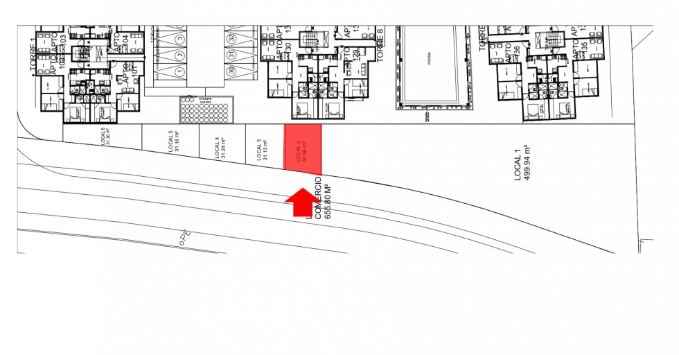 Ubicacion en Meridiano Express Puertos