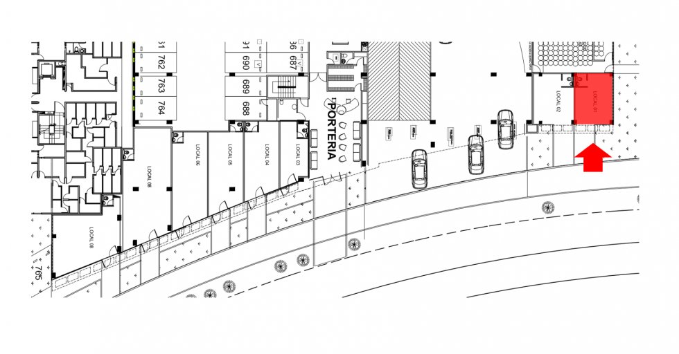 Ubicacion en Meridiano Express Roble
