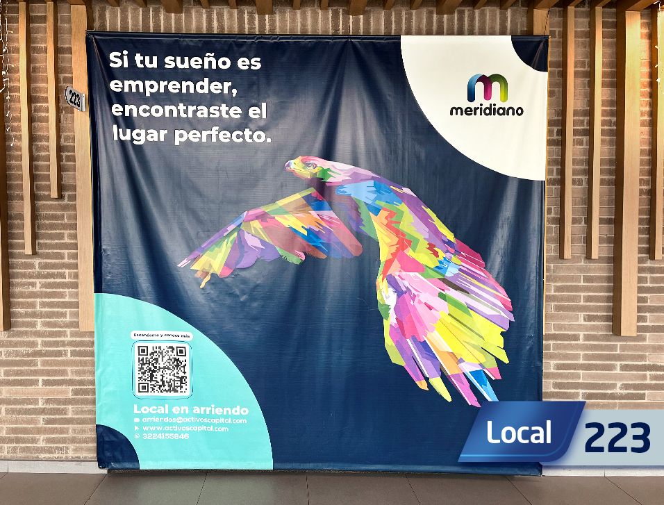 Local 223 Meridiano 13 del Este en arriendo, Bogotá - La Felicidad