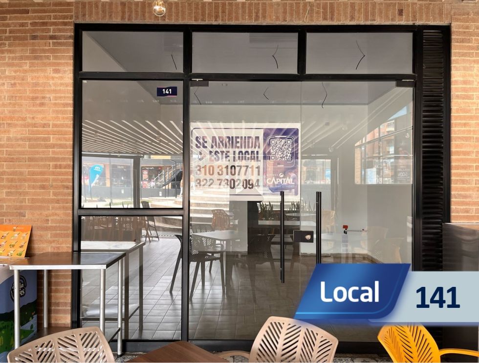 Local 141 Meridiano Novaterra en arriendo, Mosquera