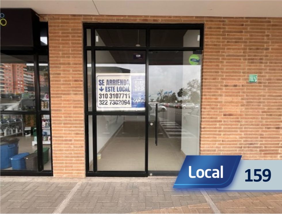 Local 159 Meridiano Novaterra en arriendo, Mosquera