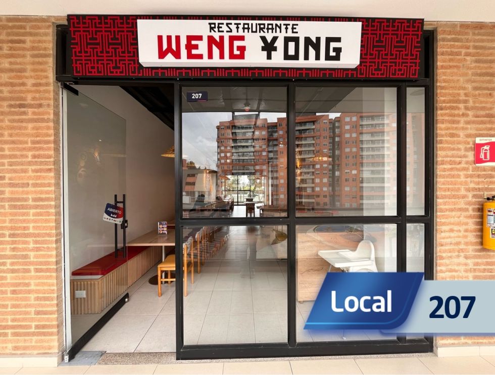 Local 207 Meridiano Novaterra en arriendo, Mosquera